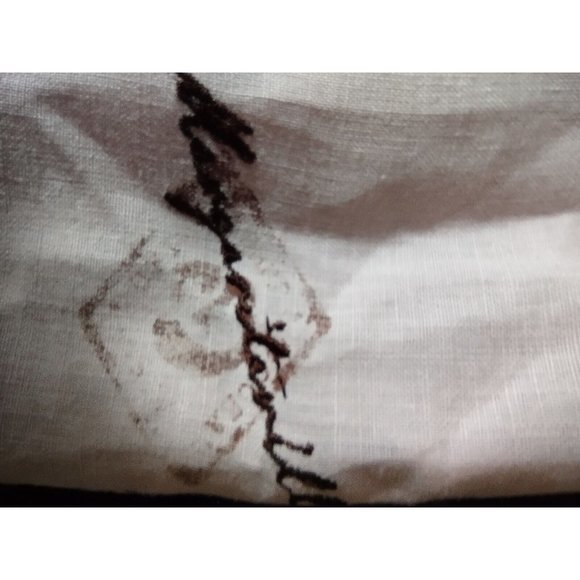 🔥Margaritaville Rare Men's XL Long Sleeve Pink 100% Linen 👀Embroidered Shirt - Picture 3 of 7